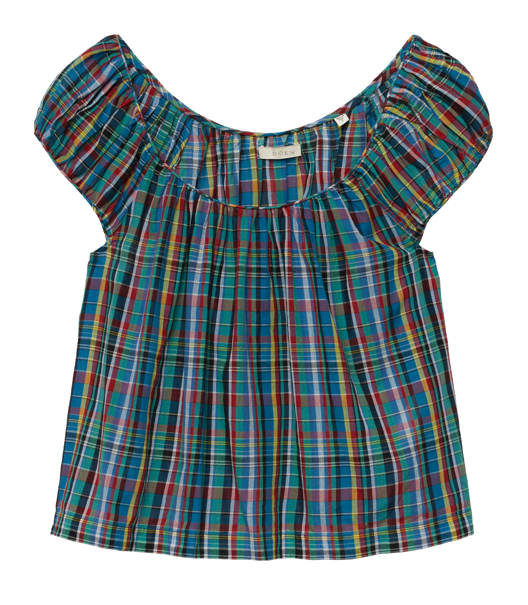 JESSA TOP -- ALDERBROOK PLAID