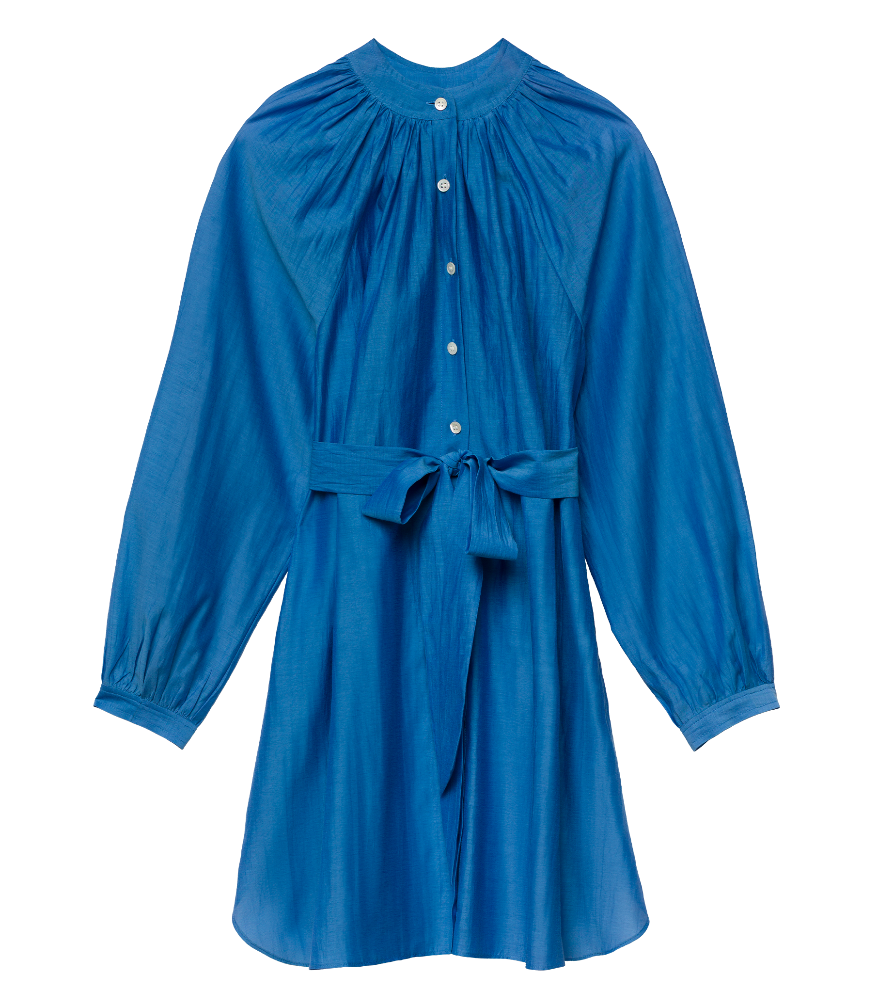 JULIET TUNIC DRESS -- SANTORINI BLUE