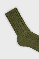 Khaki rainbow fleck thick socks