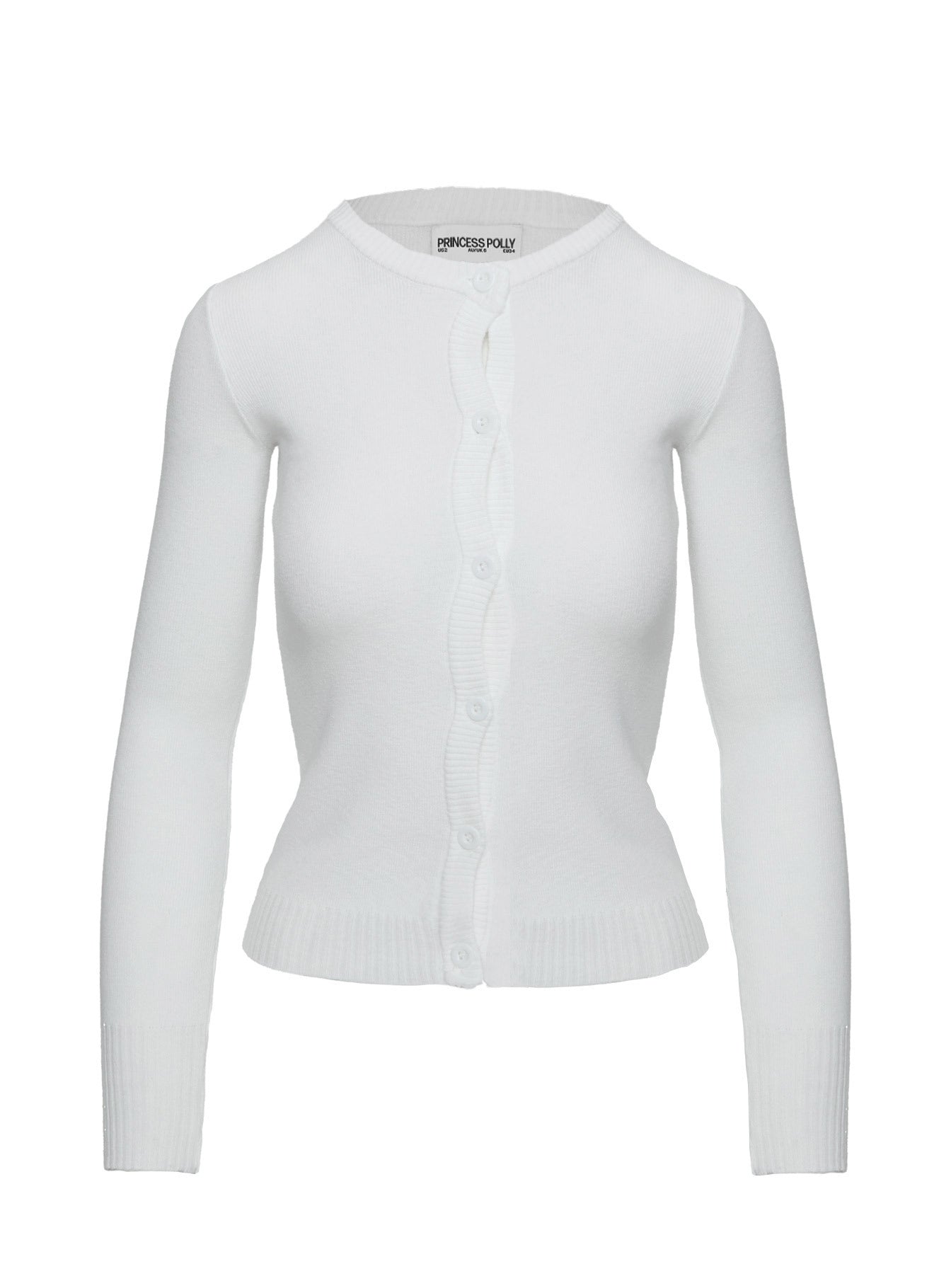 Lauraine Cardigan White