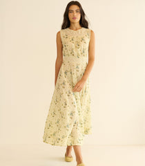LILIANE DRESS -- SUNSHINE PRAIRIE ROSE