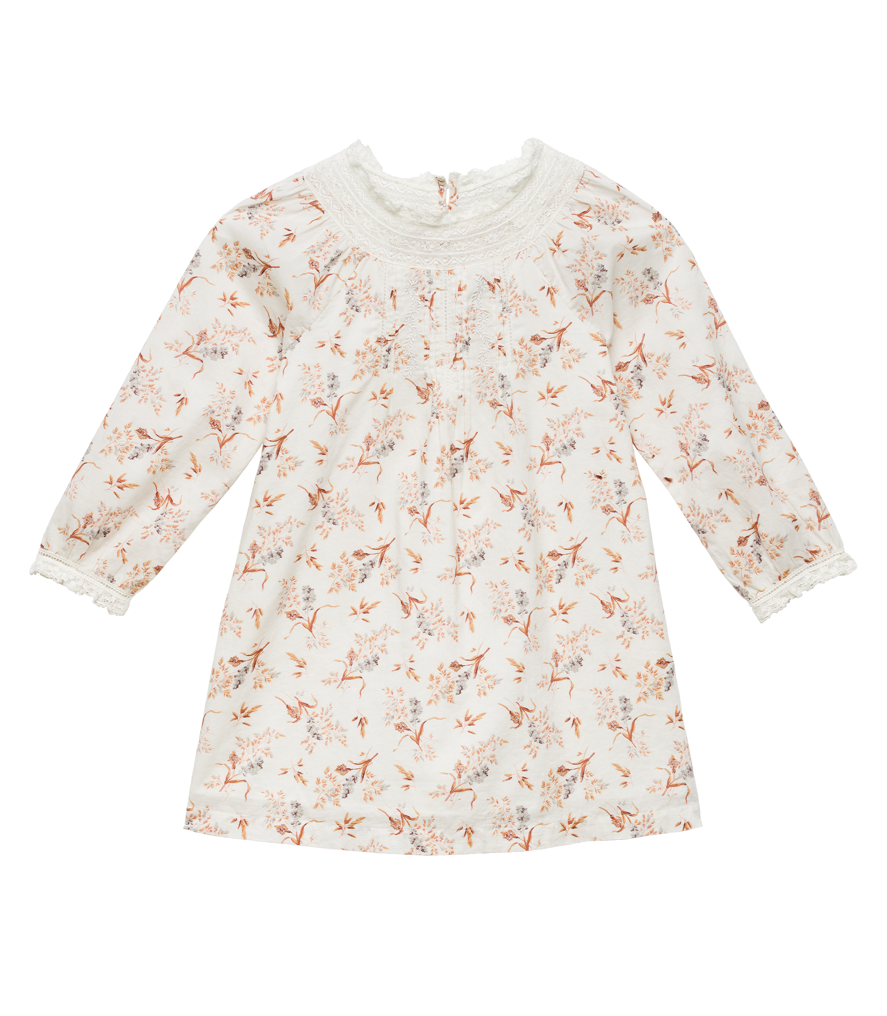 LILIA DRESS -- CRÈME WINDSWEPT MEADOW