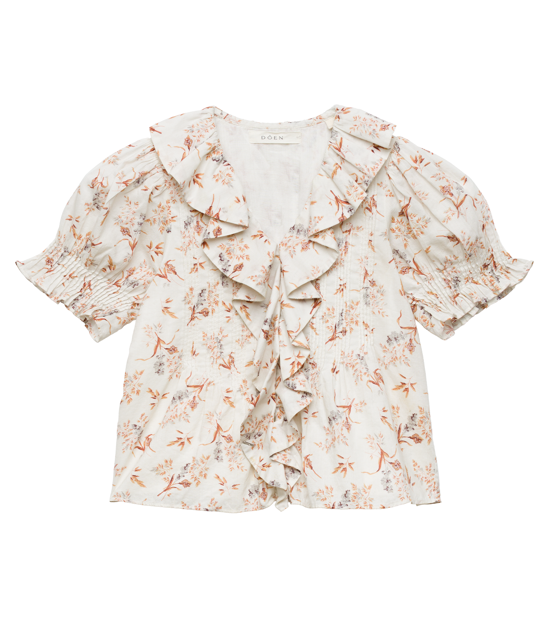 LITTLE HENRI TOP -- CRÈME WINDSWEPT MEADOW