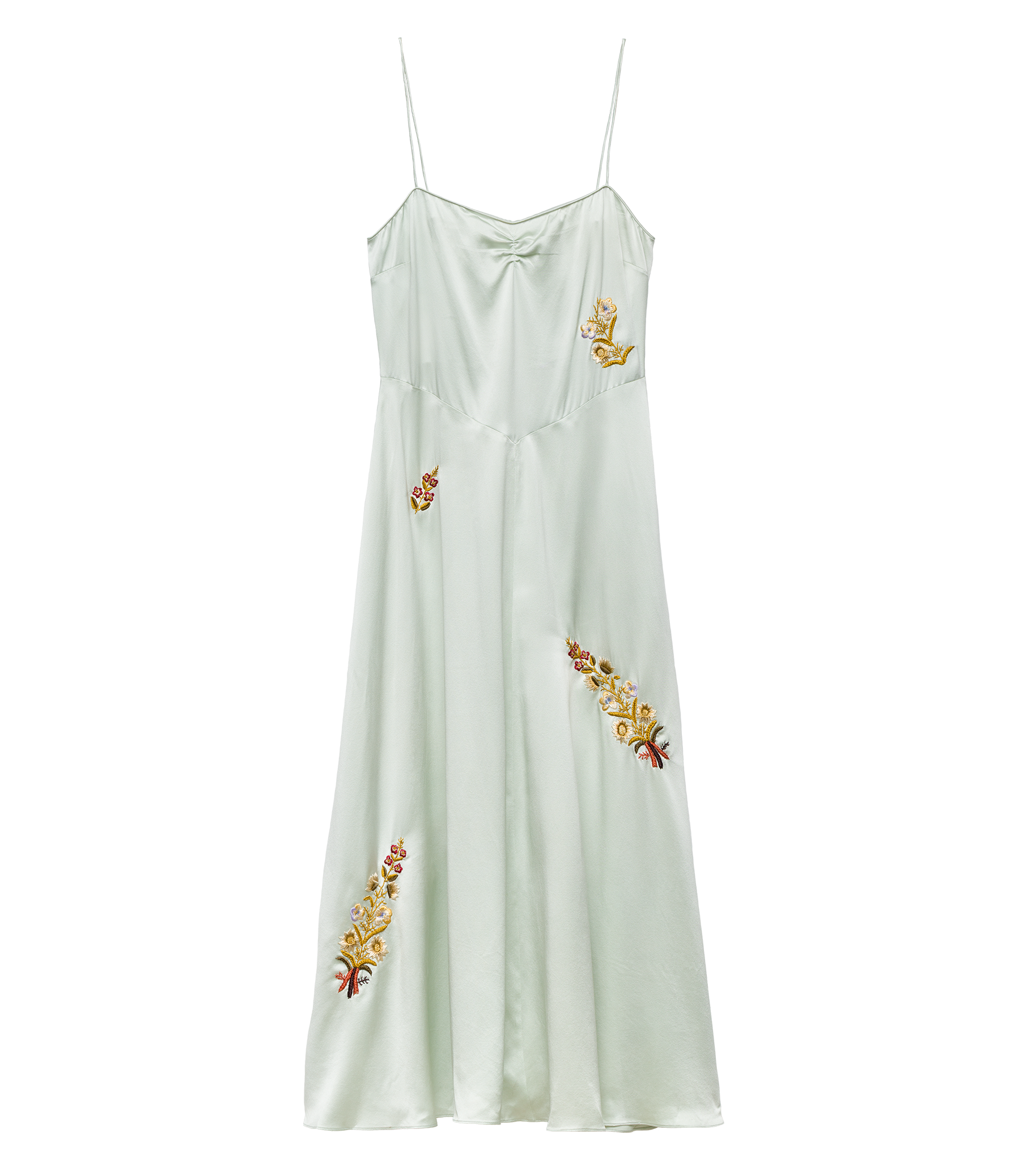 LORRAINE DRESS -- EUCALYPTUS