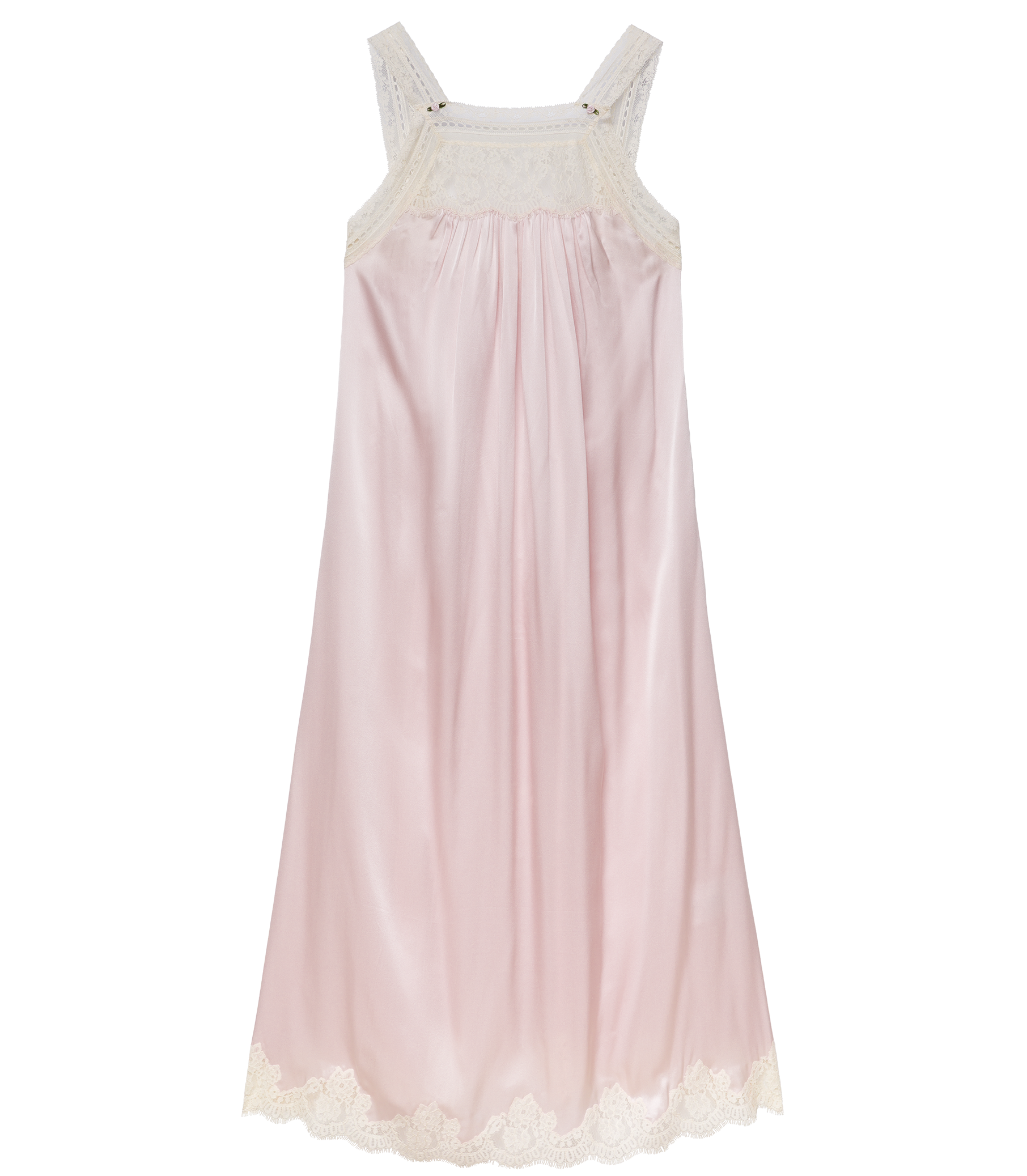 LUCIANE DRESS -- POWDER ROSE