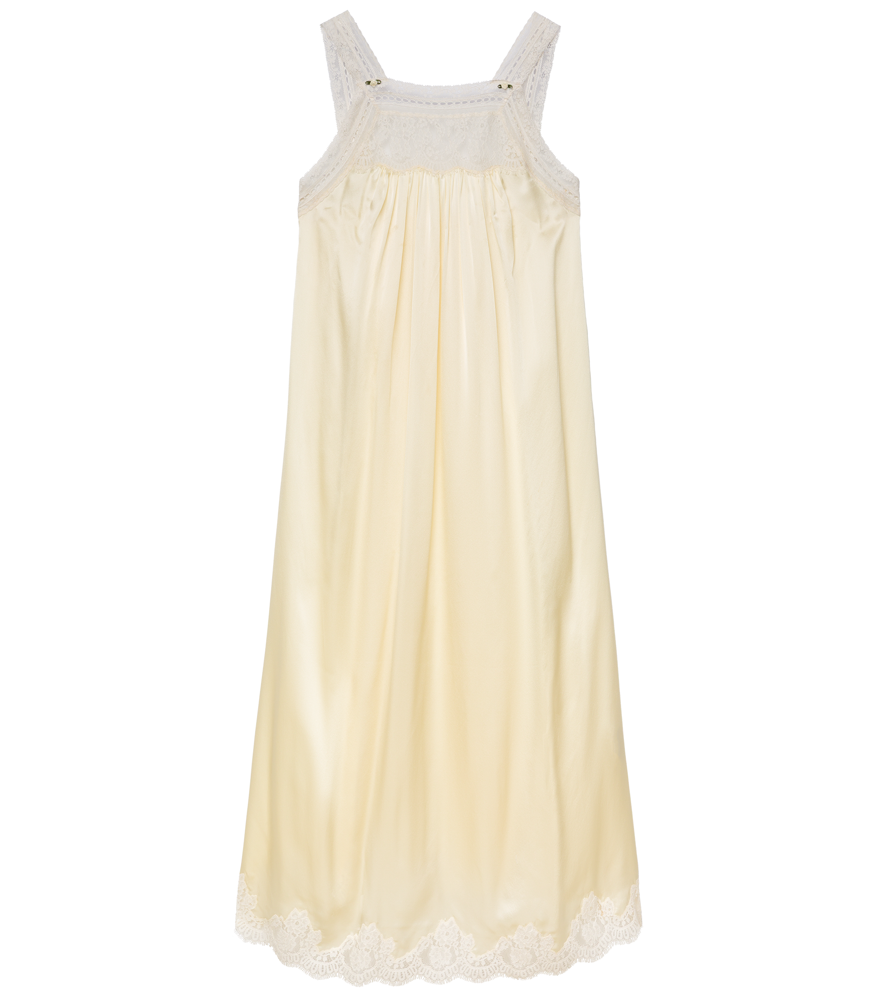 LUCIANE DRESS -- VANILLA