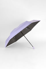 Lilac thick hooked handle umbrella