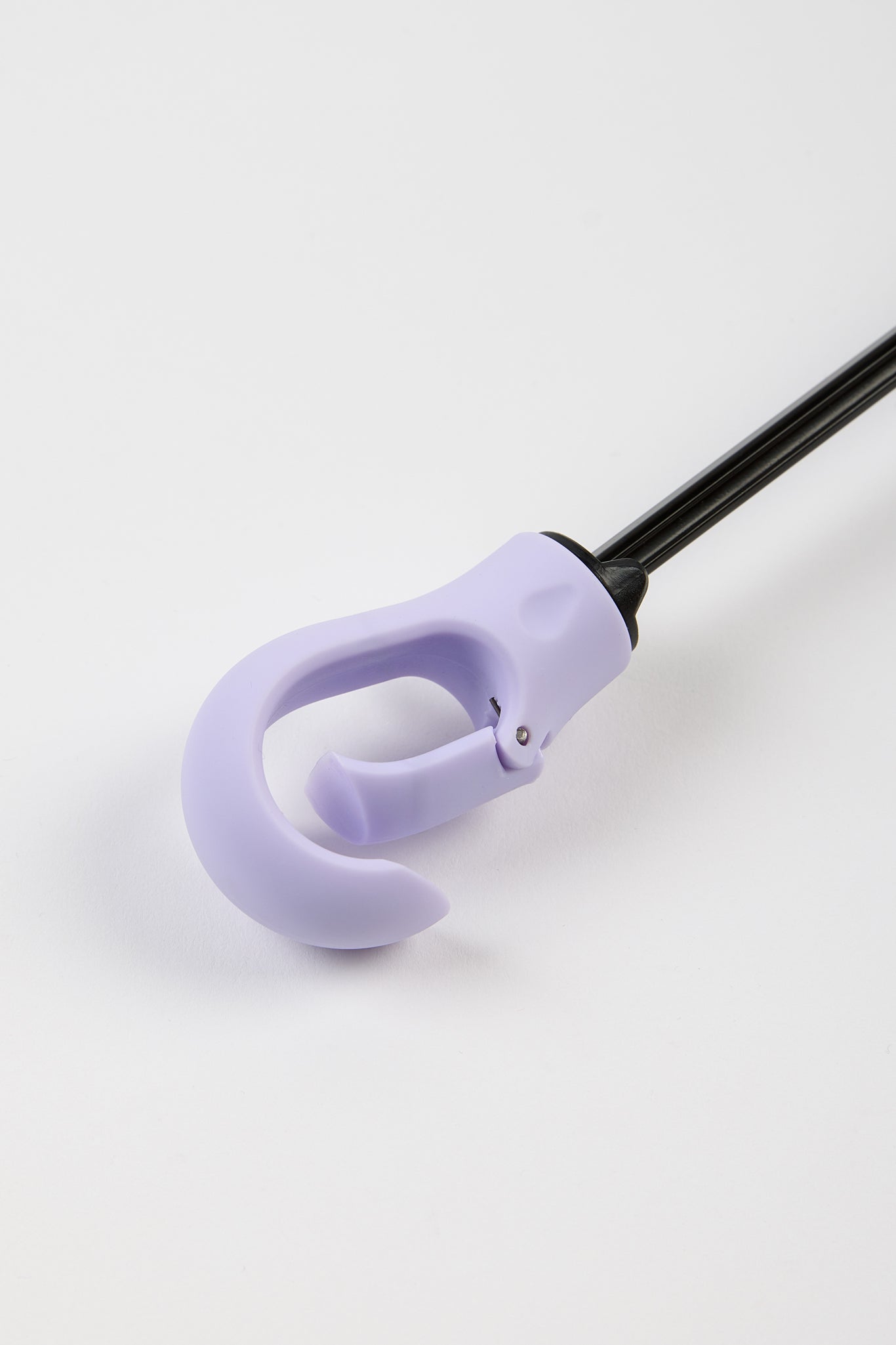 Lilac thick hooked handle umbrella