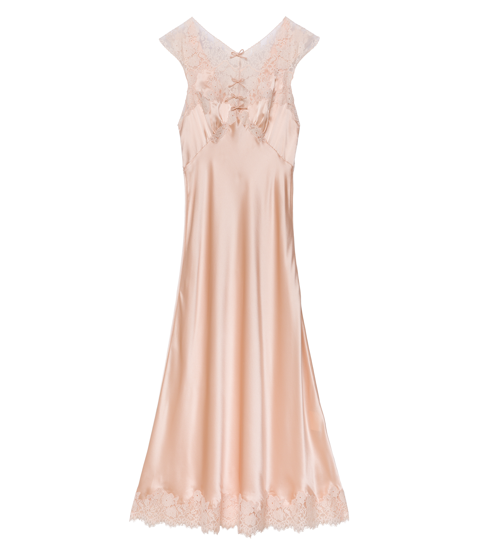 MARCELLE DRESS -- PEACH SORBET