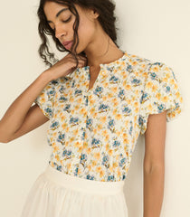 MILLIE TOP -- NARCISSUS BLOOM