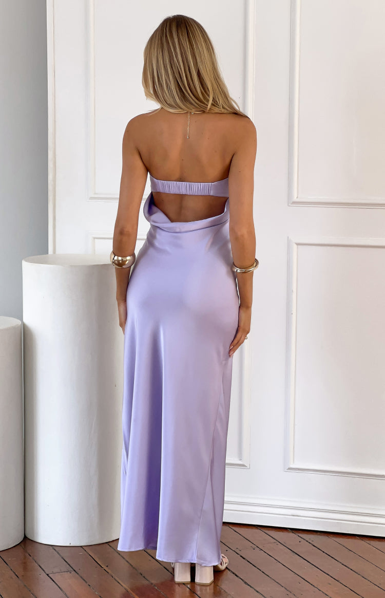 Maiah Lilac Maxi Dress