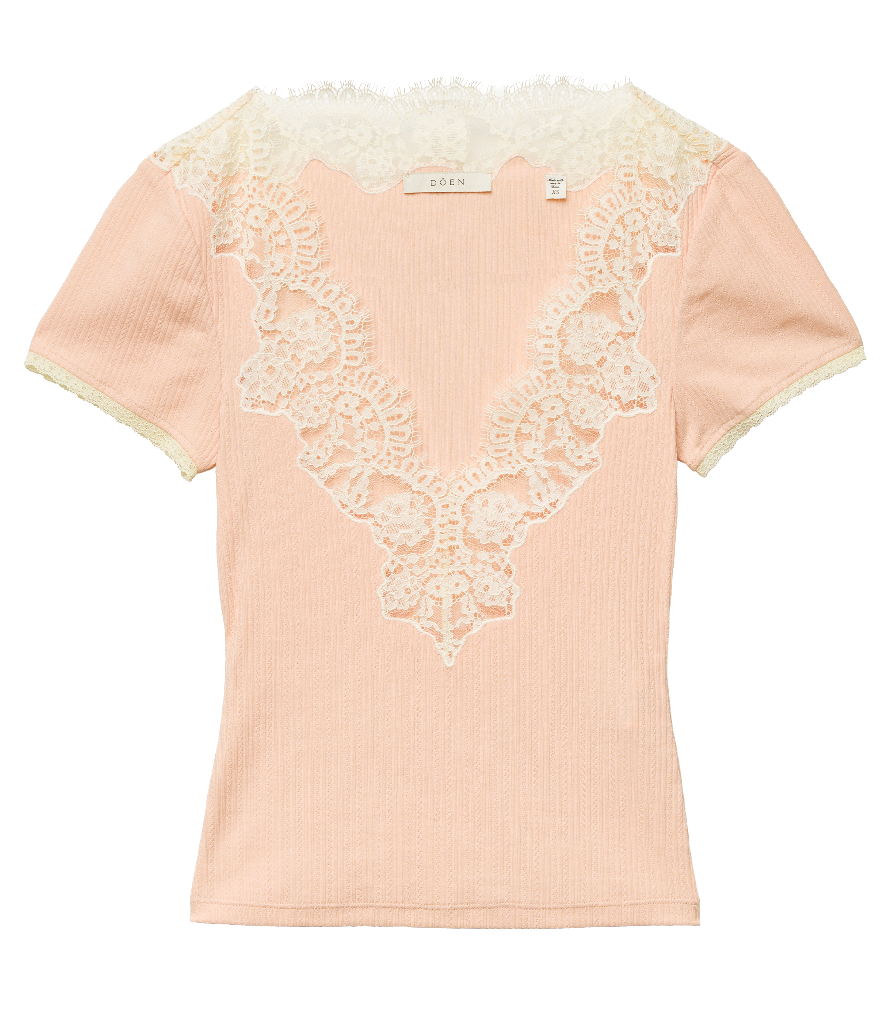 NALIA TEE -- LIGHT PEACH SORBET