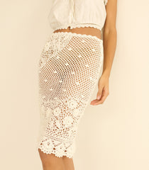 NEROLI SKIRT -- PEARL