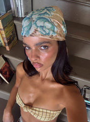 Nellie Chiffon Scarf Leopard Floral