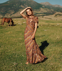 ORPHELIA DRESS -- HEDY STRIPE