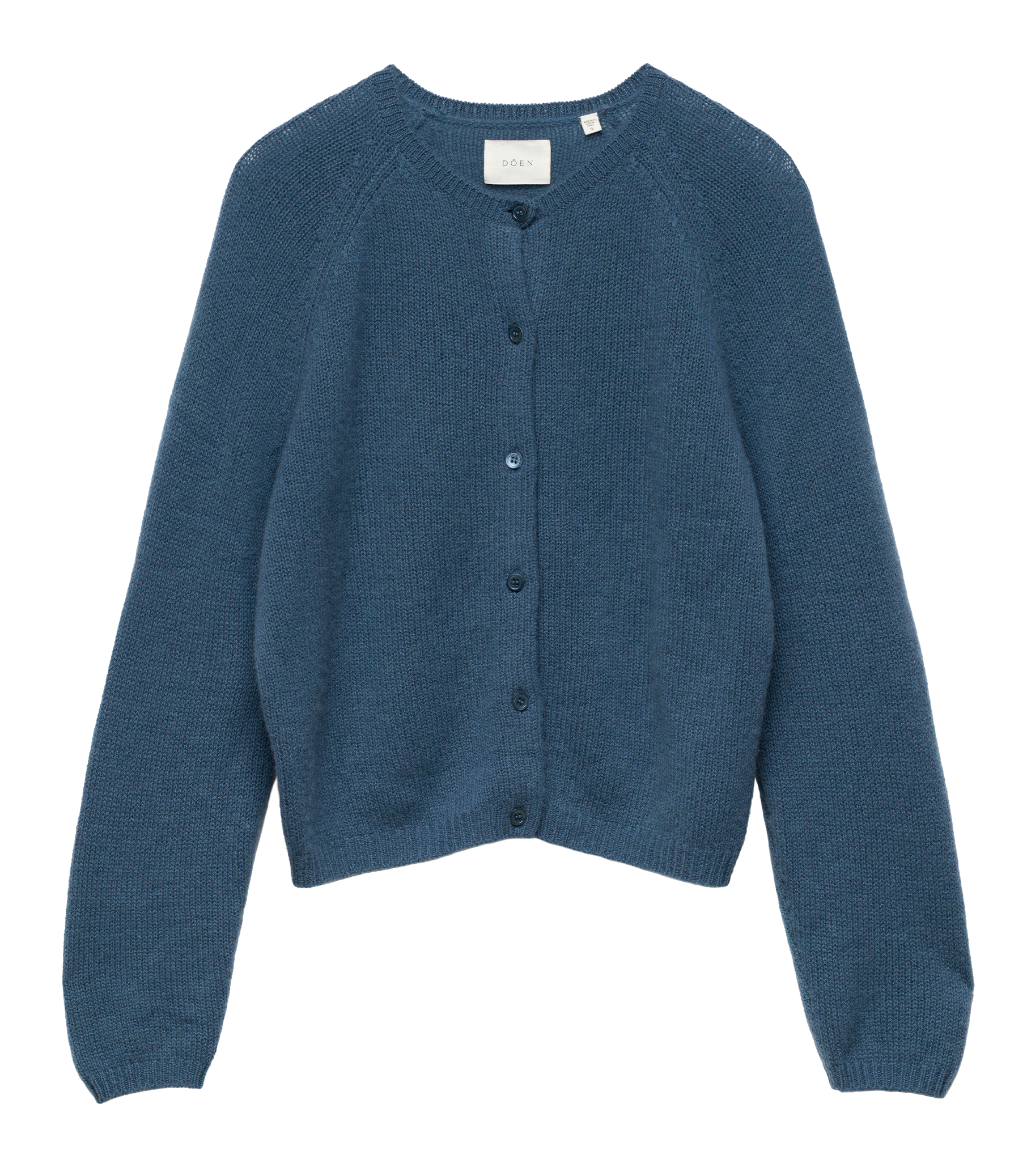 PEROLINE CASHMERE CARDIGAN -- BLUE STONE