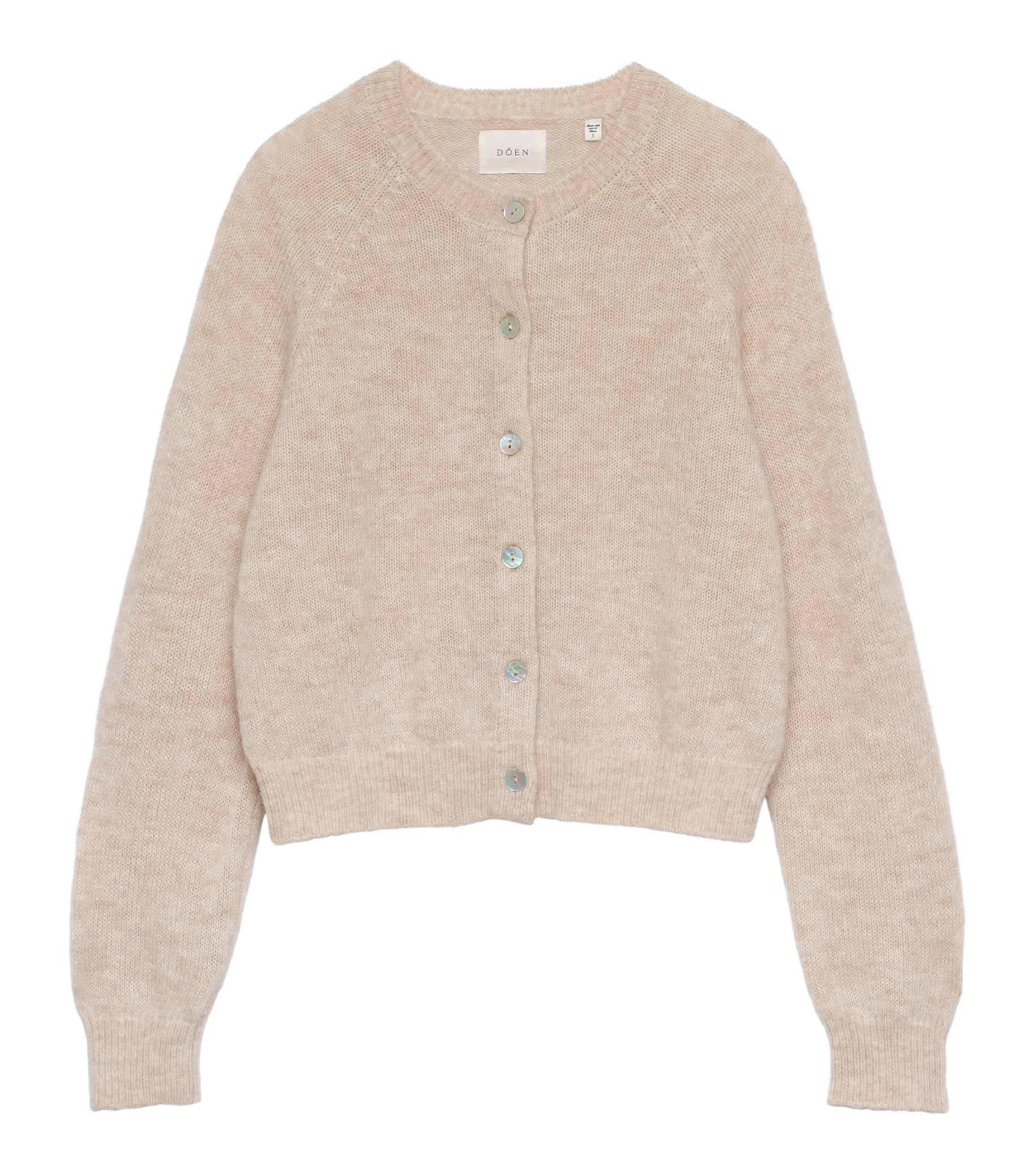 PETRA CARDIGAN -- HAZELNUT CREME