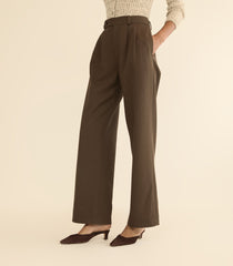 PICA MULE -- EQUESTRIAN BROWN SUEDE