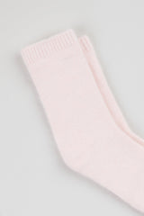 Peach angora smooth socks