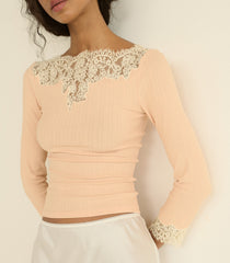 RIANA TEE -- LIGHT PEACH SORBET