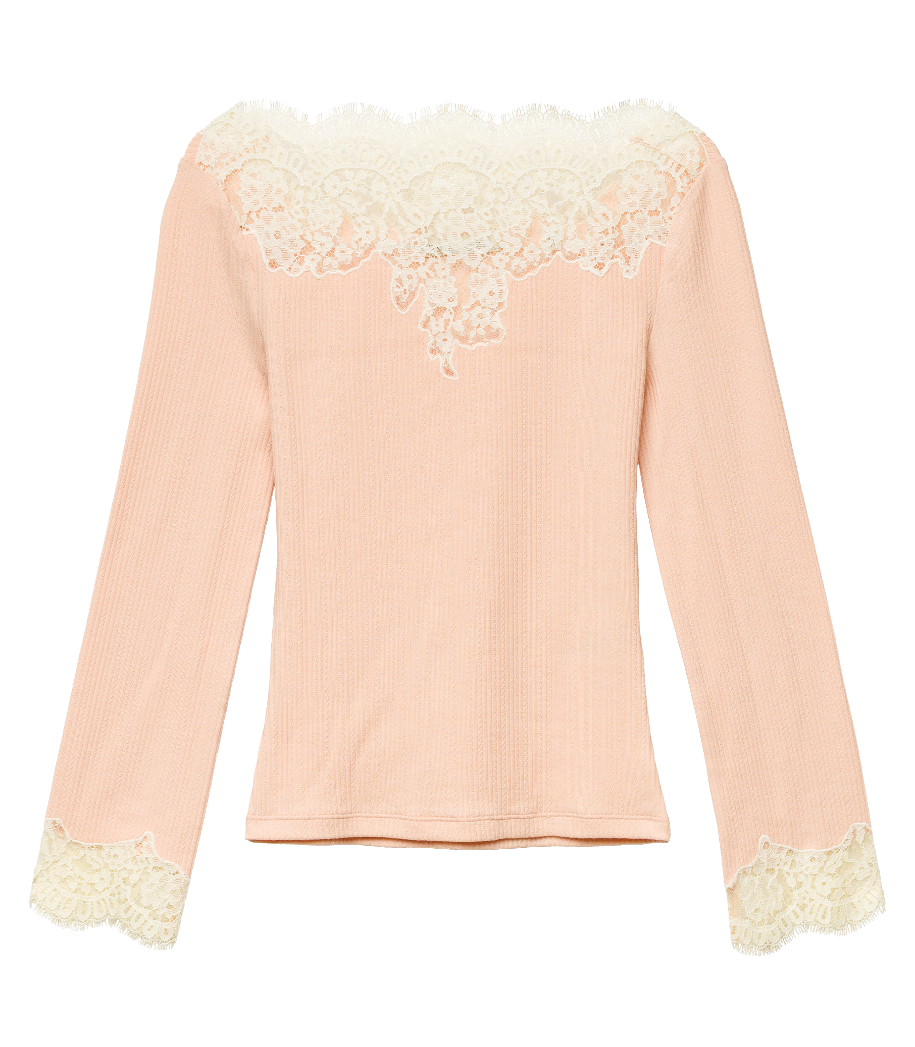 RIANA TEE -- LIGHT PEACH SORBET