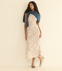 RIONA DRESS -- CRÈME WINDSWEPT MEADOW