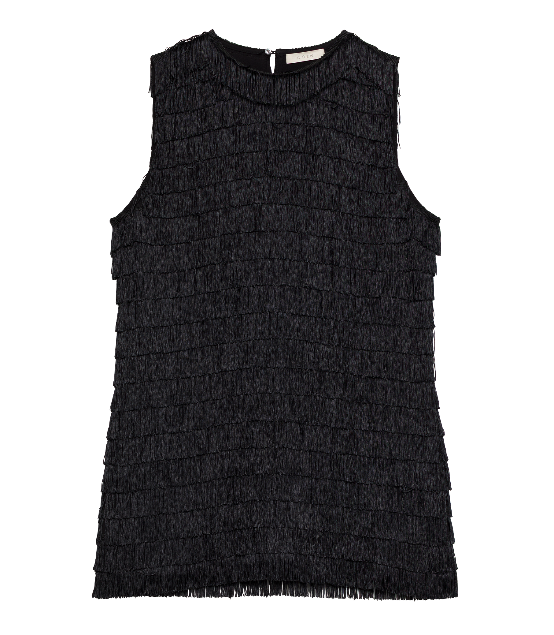 SOIRÉE TUNIC TOP -- BLACK