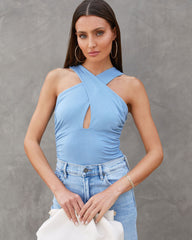 Selena Ruched Keyhole Bodysuit