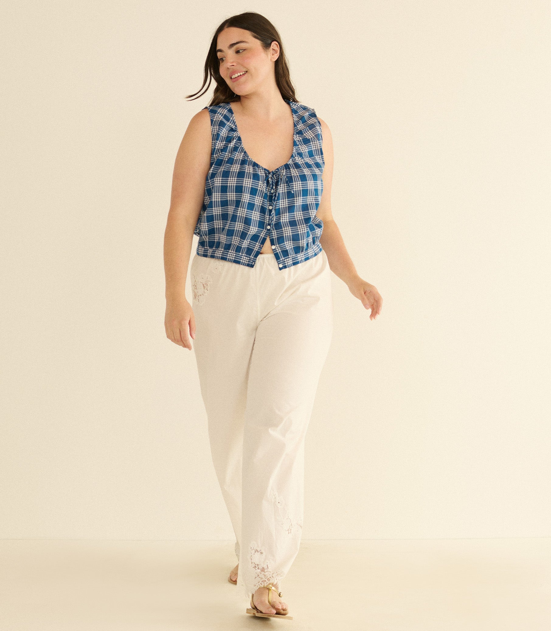 THEO TOP -- DORSET PLAID