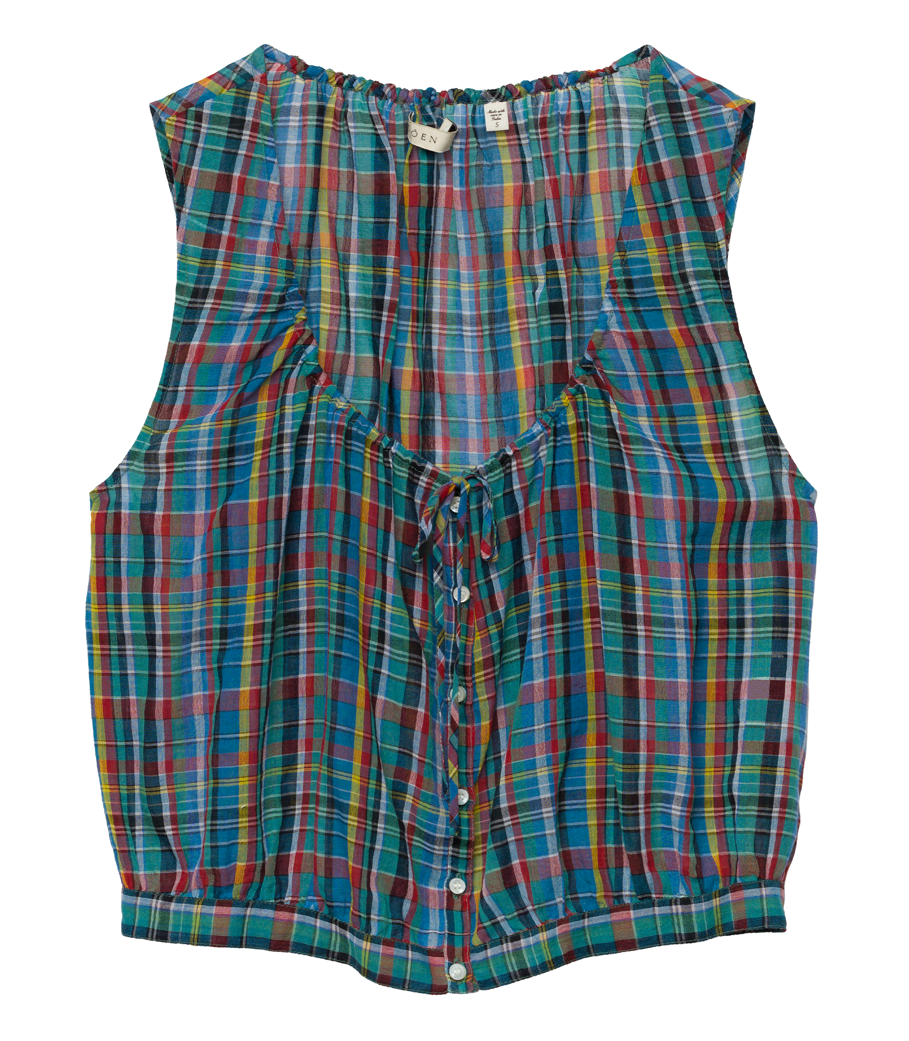 THEO TOP -- ALDERBROOK PLAID