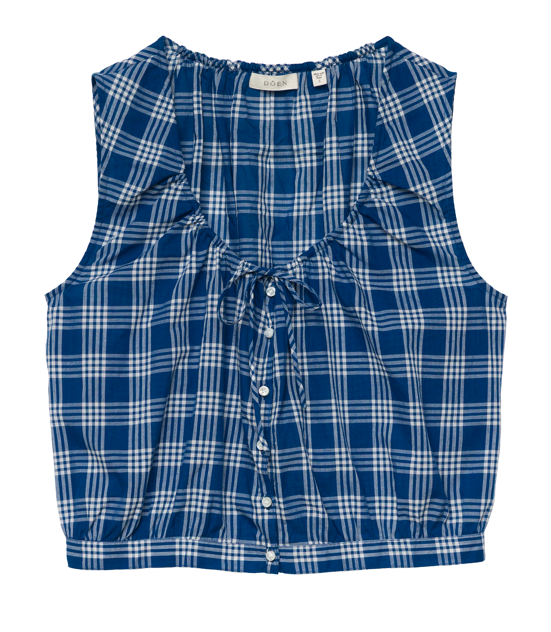 THEO TOP -- DORSET PLAID