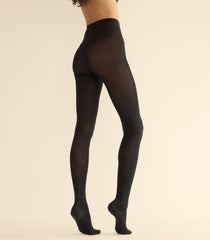WOLFORD MERINO TIGHTS -- BLACK