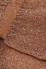 Dusty rose pink glitter superstar socks