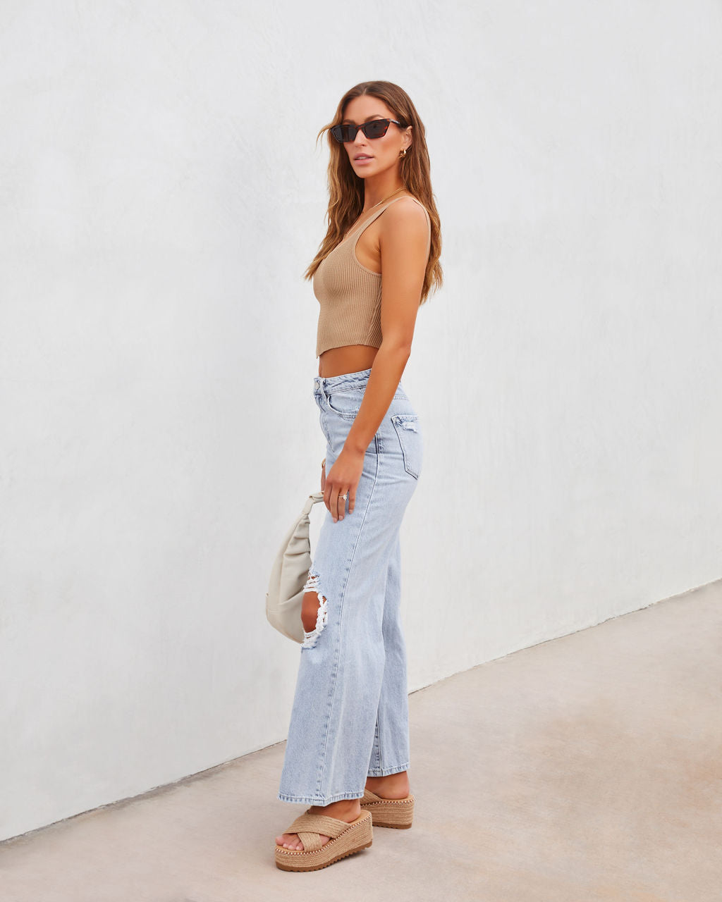 Something About Me Ribbed Knit Crop Top